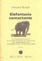 Elefantasia concertante für Sprecher, Klarinette, Schlaginstrumente und Streichorchester Partitur