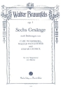 6 Gesnge op.1 fr Gesang und Klavier