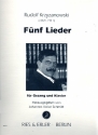 5 Lieder fr Gesang und Klavier