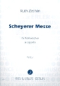 Scheyerer Messe fr Mnnerchor a cappella Partitur