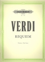 Requiem (1874) fr Soli, Chor und Orchester Partitur