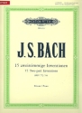 15 zweistimmige Inventionen BWV772-786 fr Klavier
