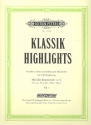 Klassik Highlights Band 2 (+CD) fr Melodieinstrument in C (Violine/Flte/Oboe/Blockflte)