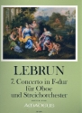 Konzert F-Dur Nr.7 fr Oboe und Streichorchester Partitur
