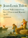 Grand solo concertant op.83 fr 2 Flten und Klavier Stimmen
