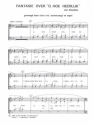 Jan Bonefaas Fantasie over 'O, Hoe Heerlijk' SATB Stimme