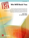 Brian May We Will Rock You Vierstimmig variables Blserensemble mit Schlagzeug Partitur + Stimmen