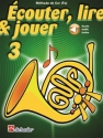 couter, lire & jouer 3 Cor (Fa) Horn Book & Audio-Online