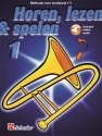 Horen lezen & spelen vol.1 (+Online Audio) voor trombone (bassleutel) (nl)