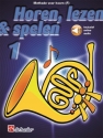 Horen, lezen & spelen 1 hoorn (F) Horn Buch + Online-Audio