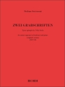 3 Grabschriften for mezzo soprano (baritone) and piano