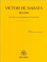 Victor de Sabata, Melodia per violino Violine und Klavier Buch + Einzelstimme