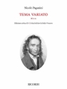 Nicol Paganini, Tema variato M.S. 82 Violin Buch