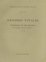 Concerto in mi minore per violino, archi e cembalo partitura