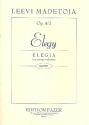 Elegie op. 4 Nr.1 for string orchestra score