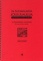 24 Finnish Christmas Songs Gesang und Orchester Partitur
