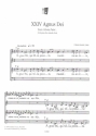 Agnus Dei from 'Gloria Patri' op.17 for mixed choir a cappella score (la)