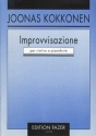 Improvvisazione Violine und Klavier