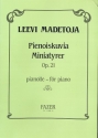 Miniatures op.21 for piano