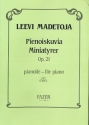 Miniatures op.21 for piano