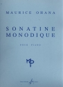 Sonatine Monodique pour piano