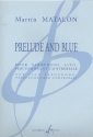 Prelude and blue pour saxophone alto, percussions et contrabasse partition et parties