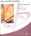 Romances sans paroles op.62 et op.67 pour hautbois et piano