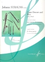 Unter Donner und Blitz op.324 pour 3 clarinettes et clarinette basse partition et parties