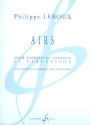 Airs pour saxophone soprano, marimba et vibraphone (1 percussioniste) partition et partie