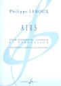 Airs pour saxophone soprano, marimba et vibraphone (1 percussioniste) partition et partie