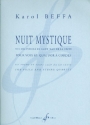 Nuit mystique pour voix et quatuor  cordes partition et parties instrumentales