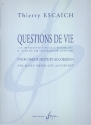 Questions de vie pour choeur mixte et accordon partition