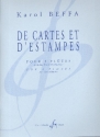 De cartes et d'estampes pour flte, flte en sol et flte basse partition et parties