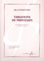 Variations de printemps pour clarinette et piano