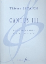 Cantus no.3 pour hautbois