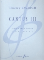 Cantus no.3 pour hautbois