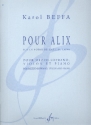 Pour Alix pour mezzo-soprano, violon et piano partition et partie de violon