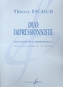 Duo impressioniste pour flte et clarinette partition