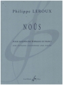 Nos pour saxophone soprano et piano