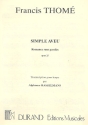 Simple aveu op.25 pour harpe