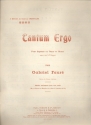 Tantum Ergo pour mezzo soprano (baryton) et orgue (choeur ad lib)