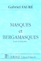 Masques et Bergamasques fr Orchester Studienpartitur