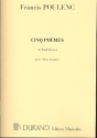 5 Pomes de Paul Eluard pour chant et piano