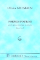 Poemes pour mi vols.1+2 pour grand soprano dramatique et orchestre, partition miniature