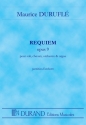 Requiem op.9 pour soli, choeurs, orchestre et orgue partition miniature