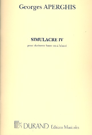Simulacre 4 pour clarinette