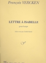 Lettre  Isabelle  pour harpe