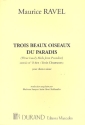 3 beaux oiseaux de paradis fr gem Chor a cappella (en/frz) aus 3 Chansons