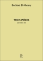 Bechara El-Khoury, Trois pices pour violon seul Violin Buch