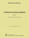 7 Pices picturales brves op.91 pour flte, clarinette et piano parties